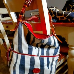 Dooney and Bourke cloth zebra
